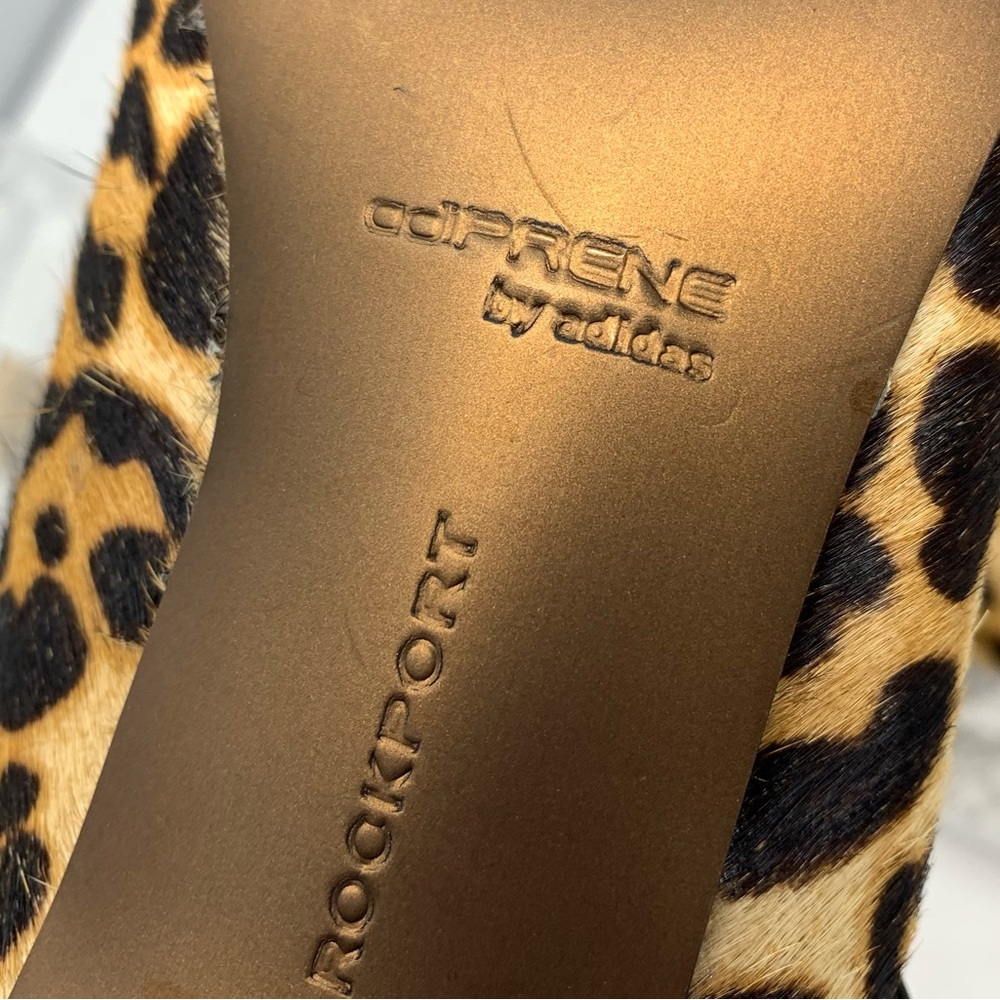 Rockport//AdiPrene By Adidas Presia Mary Jane Two Tone Leopard pumps 43/11.5 - Picture 14 of 16